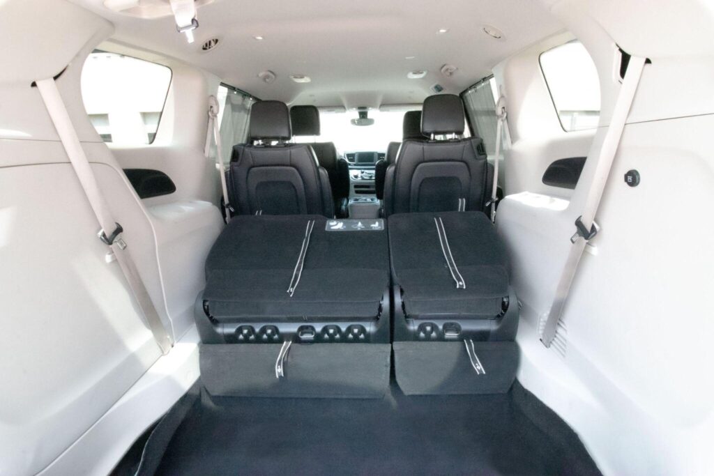 Interior of a van for every adventure