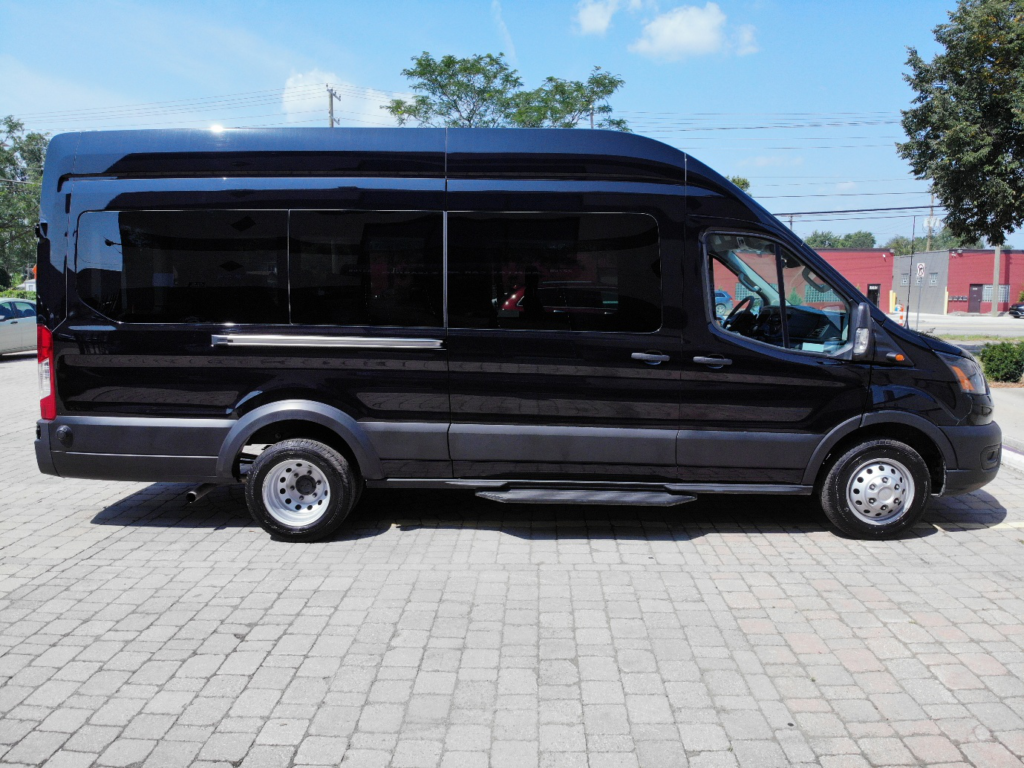 A black van